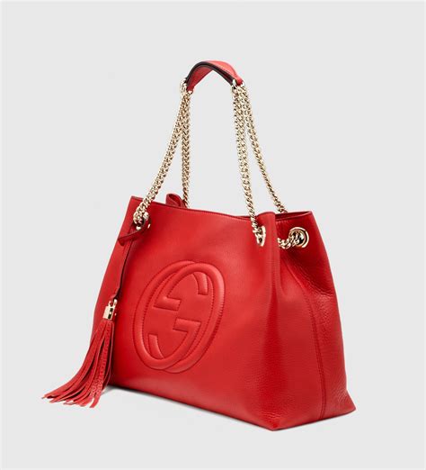 gucci solid color purse|brand new red Gucci purse.